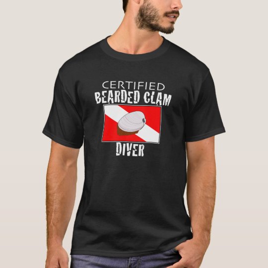 bearded clam t shirt