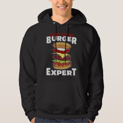 Certified Burger Expert Meat Eater Barbecue Hoodie