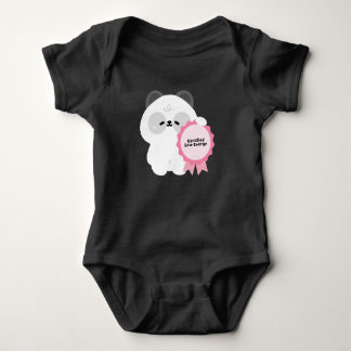 Certified Burnt Out Panda Baby Bodysuit