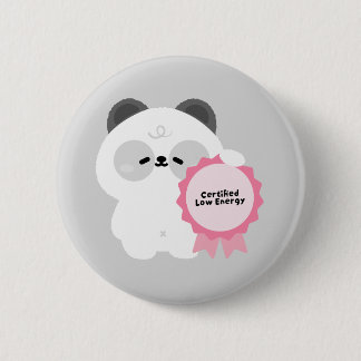 Certified Burnt Out Panda Button