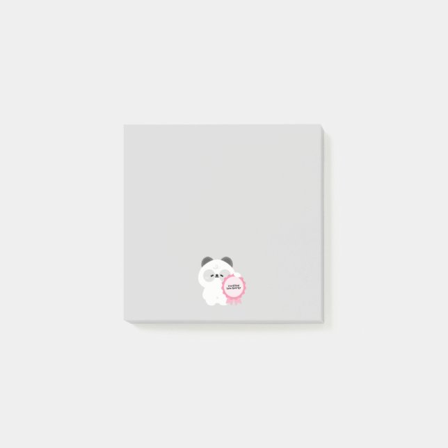 Certified Burnt Out Panda Post-it Notes (Front)