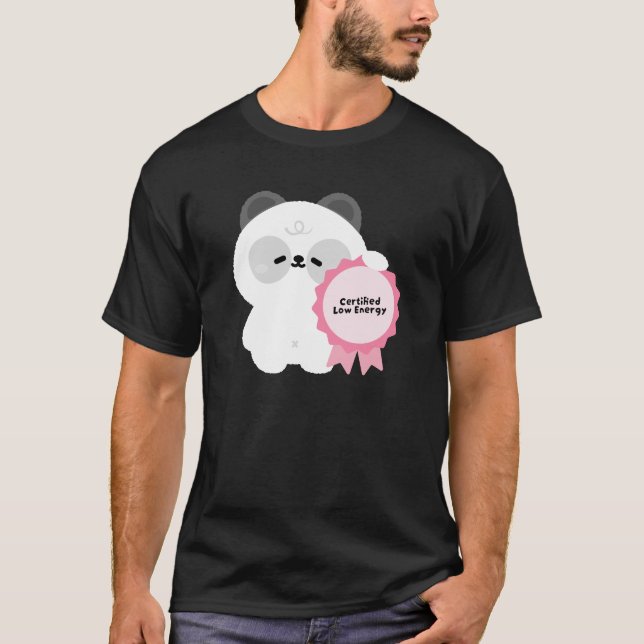 Certified Burnt Out Panda T-Shirt (Front)