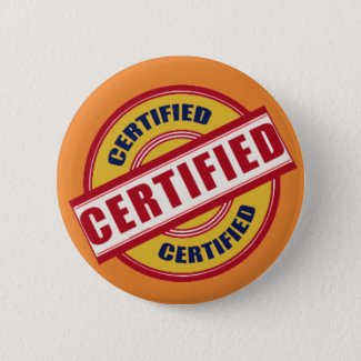 certified button