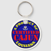 Acadian Flag Keychain// Louisiana Keychain// Cajun Keychain// 