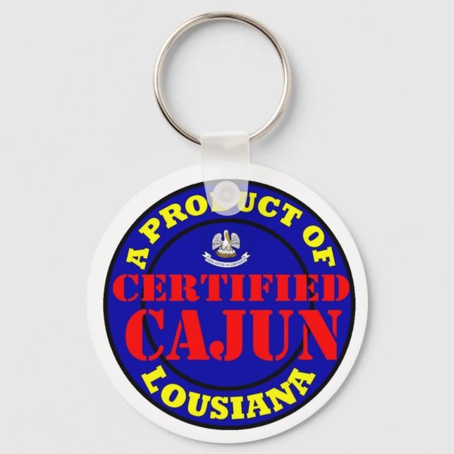 CERTIFIED CAJUN KEYCHAIN (Front)