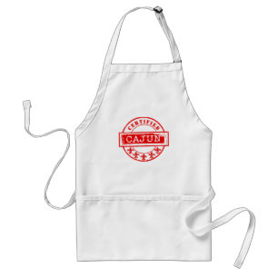 Certified Cajun Stamp Adult Apron