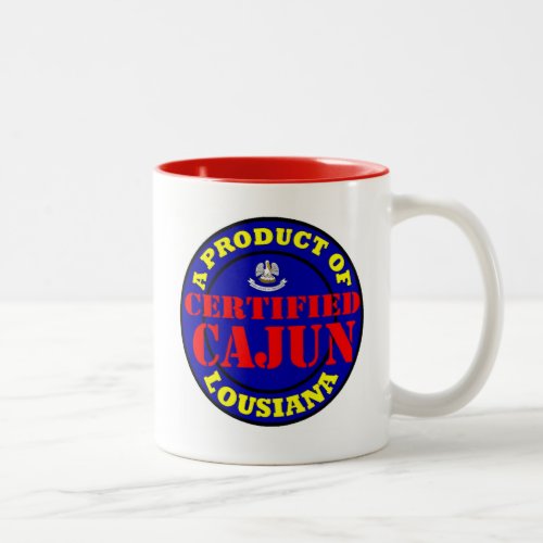 CERTIFIED CAJUN Two_Tone COFFEE MUG