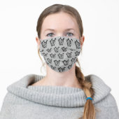 Certified Cat Lady Adult Cloth Face Mask (Worn)