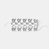 Certified Cat Lady Adult Cloth Face Mask (Front, Folded)