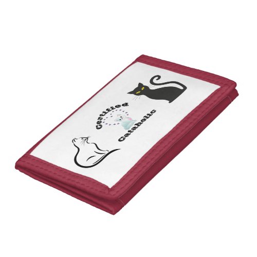 Certified Cataholic Trifold Wallet