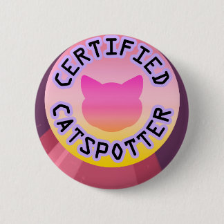 Certified Catspotter Button