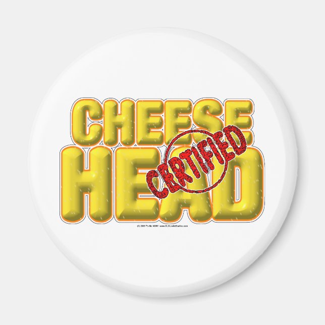 Certified CheeseHead Magnet (Front)