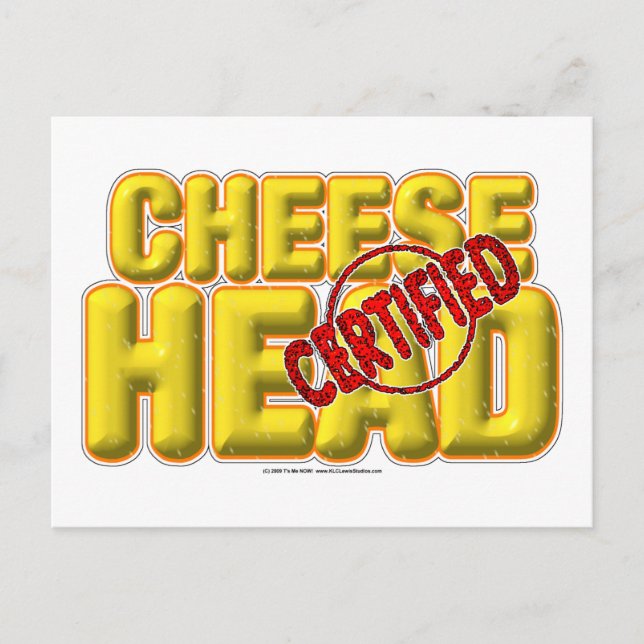 Certified CheeseHead Postcard (Front)