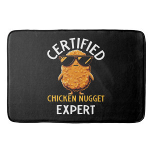  Certified Chicken Nugget Expert Bath Mat