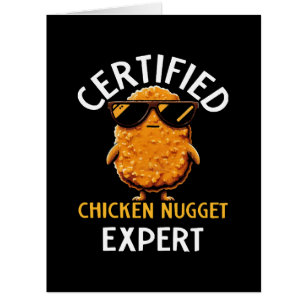 Certified Chicken Nugget Expert Cards