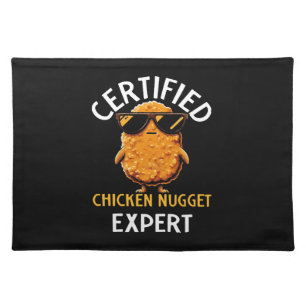 Certified Chicken Nugget Expert Cloth Placemat