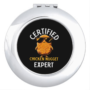 Certified Chicken Nugget Expert Compact Mirror