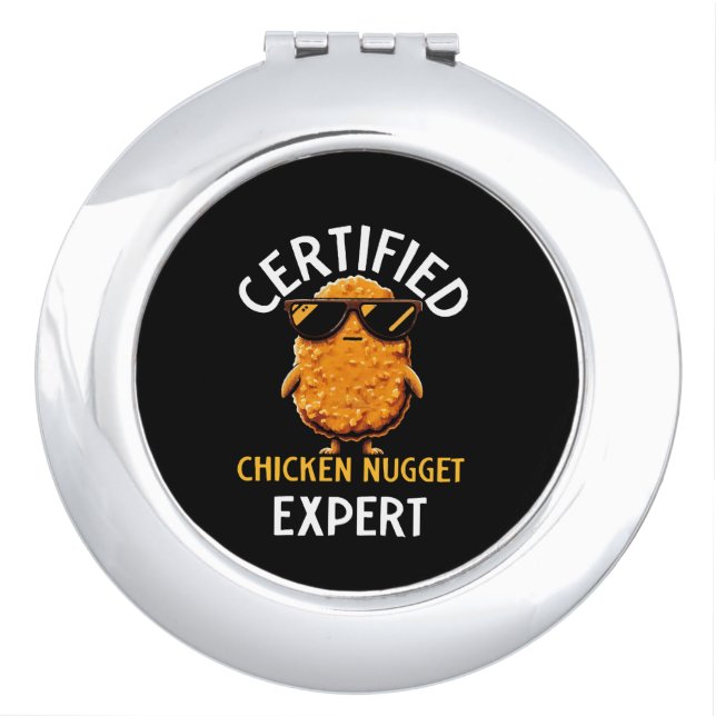  Certified Chicken Nugget Expert Compact Mirror (Front)