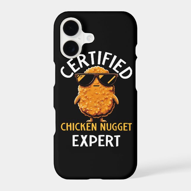  Certified Chicken Nugget Expert Iphone Case (Back)