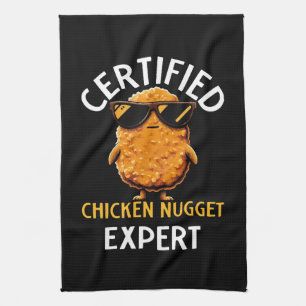 Certified Chicken Nugget Expert Kitchen Towel