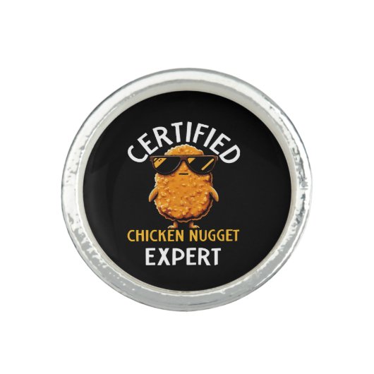 Certified Chicken Nugget Expert Ring (Front)