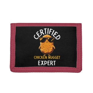Certified Chicken Nugget Expert Tri-fold Wallet
