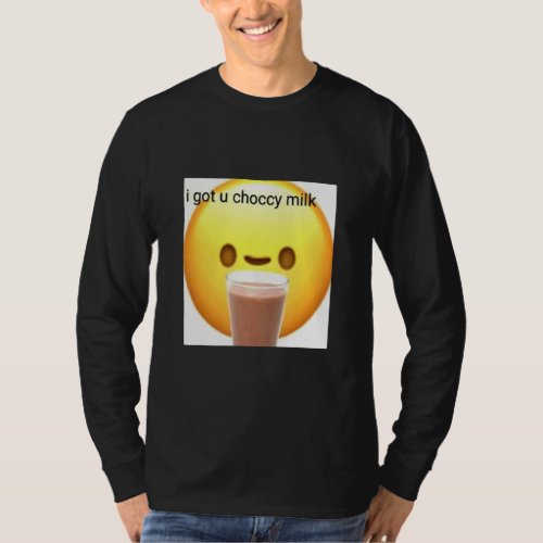 Certified Chocolate Choccy Milk Enjoyer Meme 1  T_Shirt