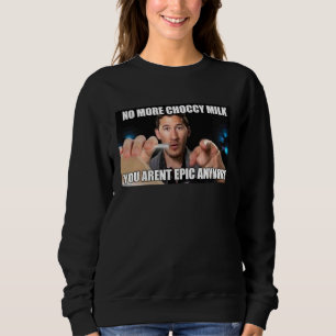 Certified Chocolate Choccy Milk Enjoyer Meme Sweatshirt