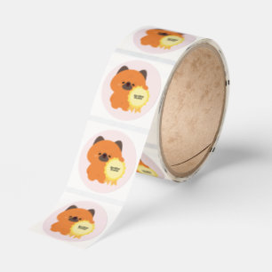 Certified Clumsy German Shepherd Puppy Classic Round Sticker