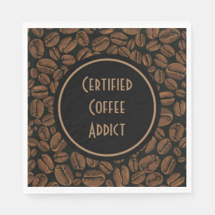 Certified Coffee Addict Napkins