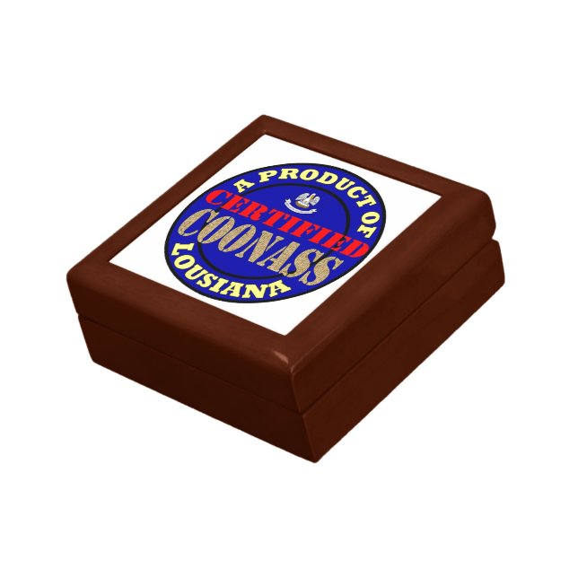 CERTIFIED COONASS JEWELRY BOX (Side)