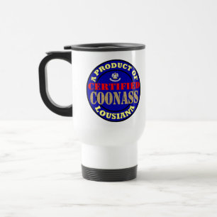 CERTIFIED COONASS TRAVEL MUG