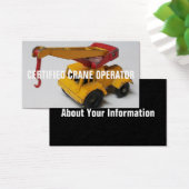Certified Crane operator (Desk)