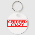 Certified Crazy Stamp Keychain