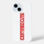 Certified Cute Stamp iPhone 15 Case