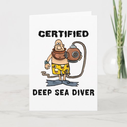 Certified Deep Sea Diver Gift Card