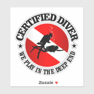 Certified Diver (rd) Sticker