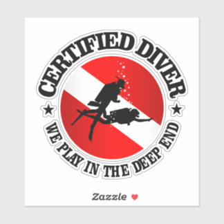 Certified Diver (rd) Sticker