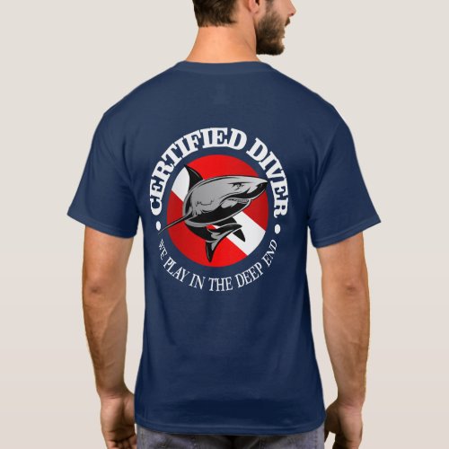 Certified Diver Shark T_Shirt