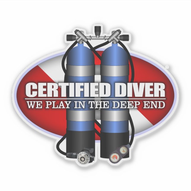 Certified Diver (ST) Sticker (Front)