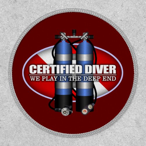 Certified Diver ST Sticker Patch