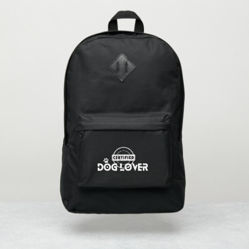 Certified Dog Lover Port Authority Backpack