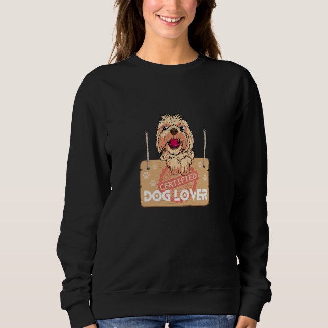 Certified Dog Lover Sweatshirt (Front)