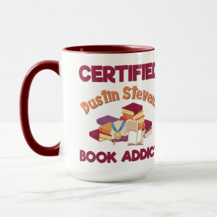 Certified Dustin Stevens Book Addict Mug