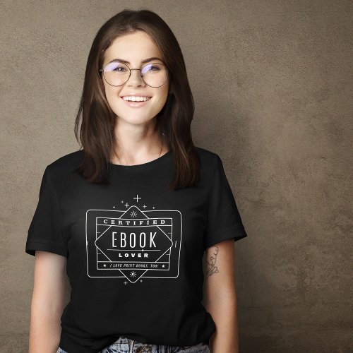 Certified Ebook Lover T_Shirt