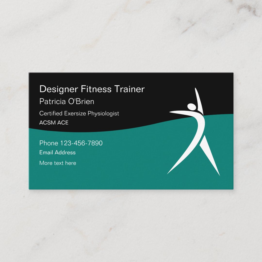 Certified Exercise Physiologist Business Card Zazzle