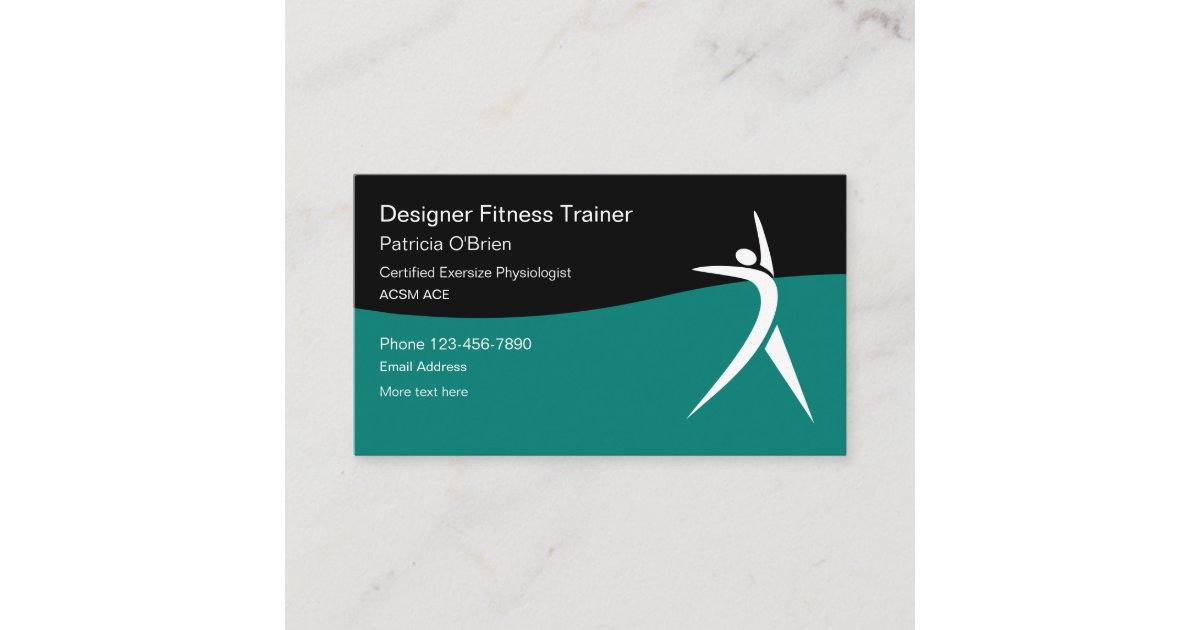 Certified Exercise Physiologist Business Card Zazzle