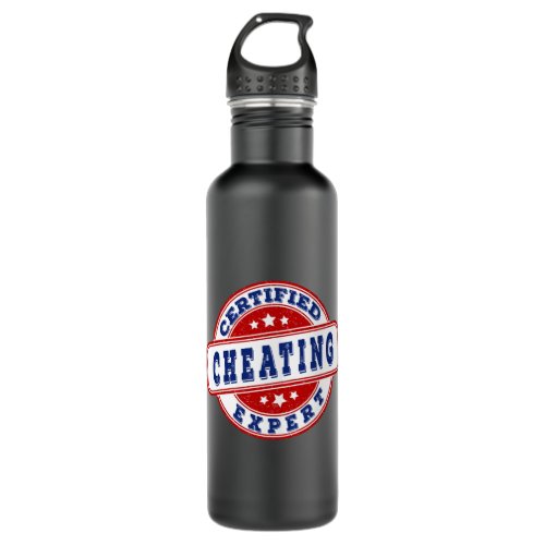Certified expert cheating seal stainless steel water bottle