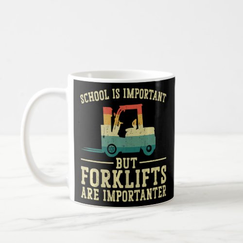 Certified Forklift Truck Operator Vintage Retro Ru Coffee Mug