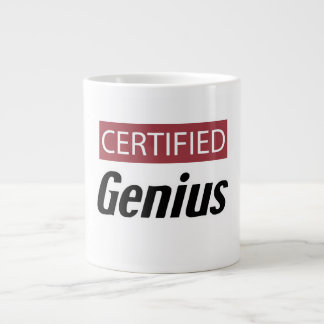 Certified Genius Giant Coffee Mug
